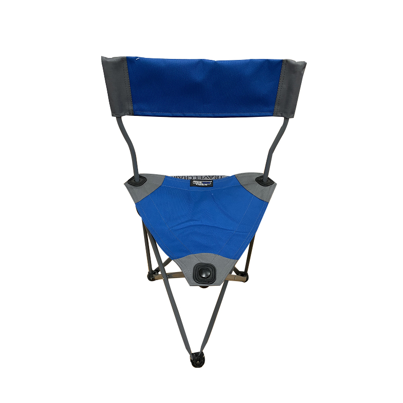 ST121 Taburete de camping triangular con respaldo